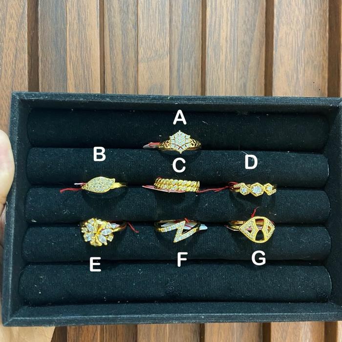 Cincin Lapis Emas Size ( 18 )