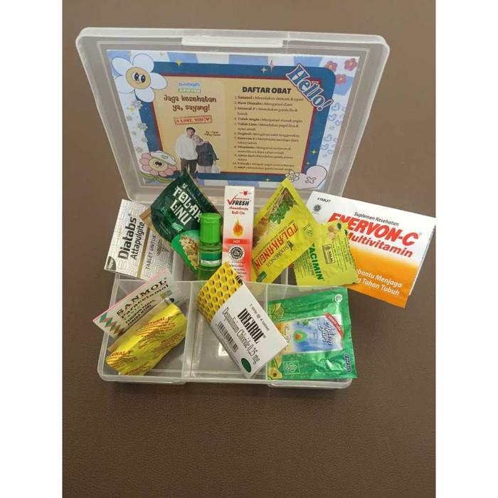 Apotek Mini | Kado Untuk Pacar | Kotak Apotek Mini | Emergency Box