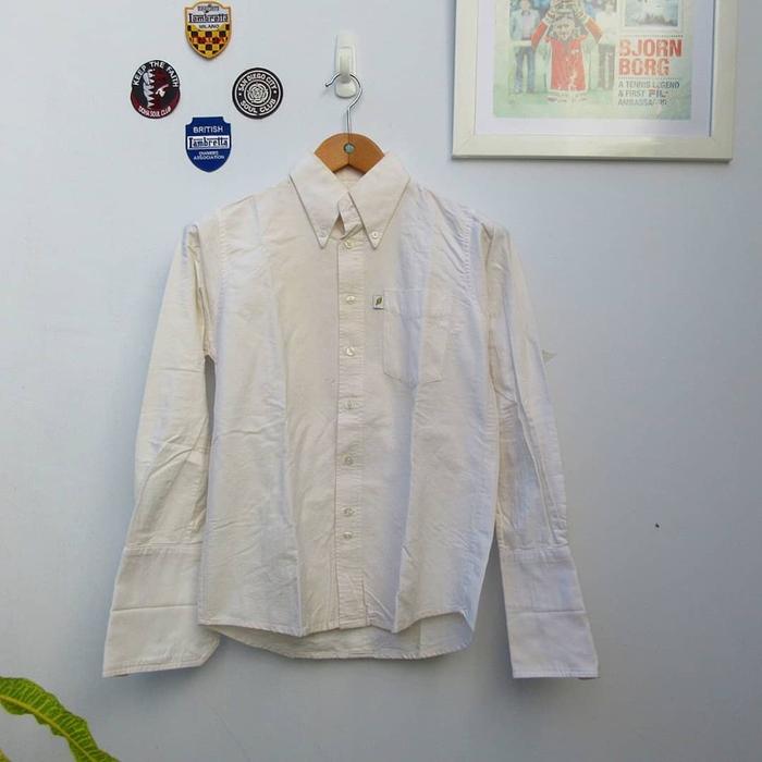The Paisley Cats Mods whiite officer shirt long sleeves shirt  Size S  4 finger colar    Stuff From 
