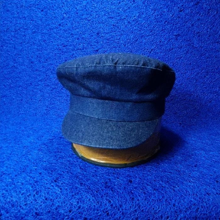topi newsboy seniman ZARA denim size m