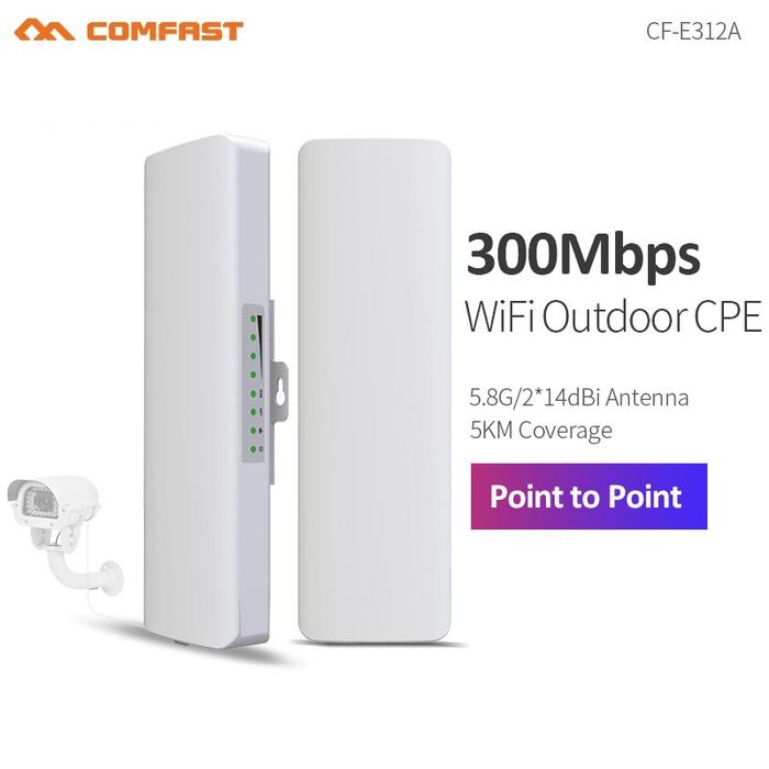COMFAST CF-E312AV2 300Mbps 5.8GHz Access Point with 2*14dBi Antenna