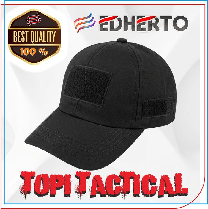 Topi Hiking Tactical Bahan Ripstop Katun DMM - Topi dilengkapi Velcro kain Ripstop Katun EDHERTO Adv