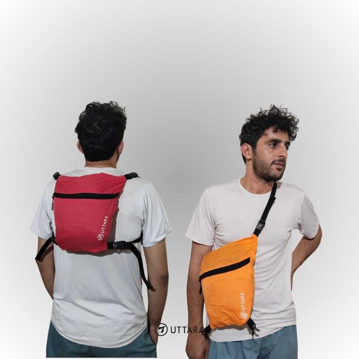 PROMO!! Uttara FlexPack - Tas Pinggang Sling Bag Mini Pack Multifungsi - Mini Backpack STOK TERBATAS