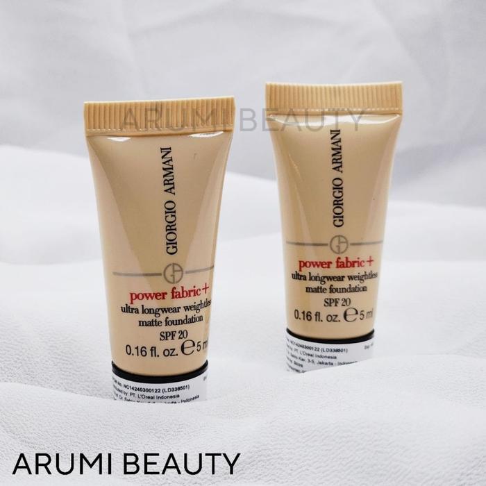 NEW ARMANI FOUNDATION ULTRA LONGWEAR WEIGHTLESS SHADE 2 TRAVEL SIZE