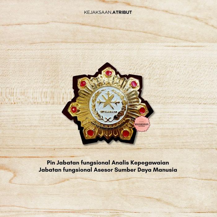 Pin Fungsional Analisis Kepegawaian dan Jabatan Asesor Sumber Daya Manusia Kejaksaan