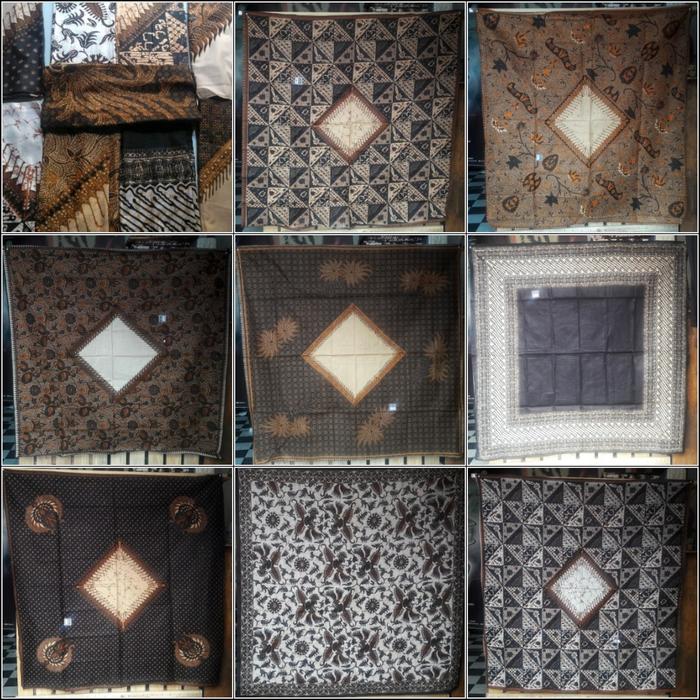 Kain Iket Sunda Batik segi empat - Aksesoris Kepala Tradisional - Hadiah
