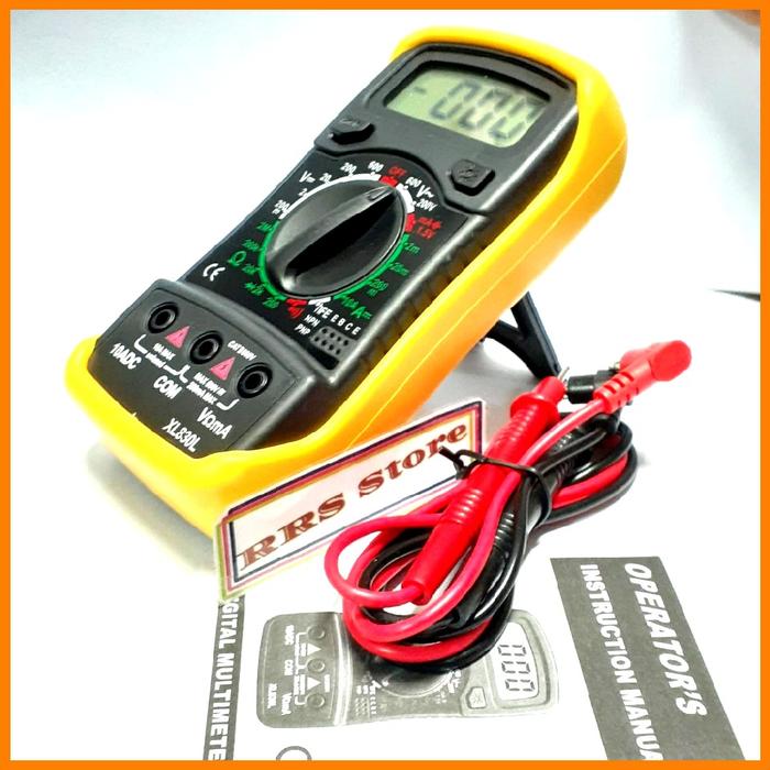 Multimeter XL830L Digital tester mini digital terlaris berkualitas Digital Multimeter AC/DC AVOMETER