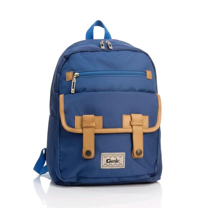 Genic - Tas Sekolah Wanita Tas Selempang Multifungsi Tas Laptop Wanita 17Inch