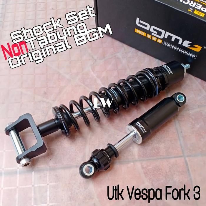 Shock Set Vespa non tabung ori BGM Germany utk Super vbb vnb fork 3