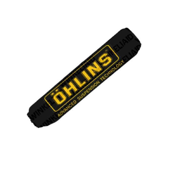 Sarung shock dan cover shocbreaker belakang motor - Ohlin kuning