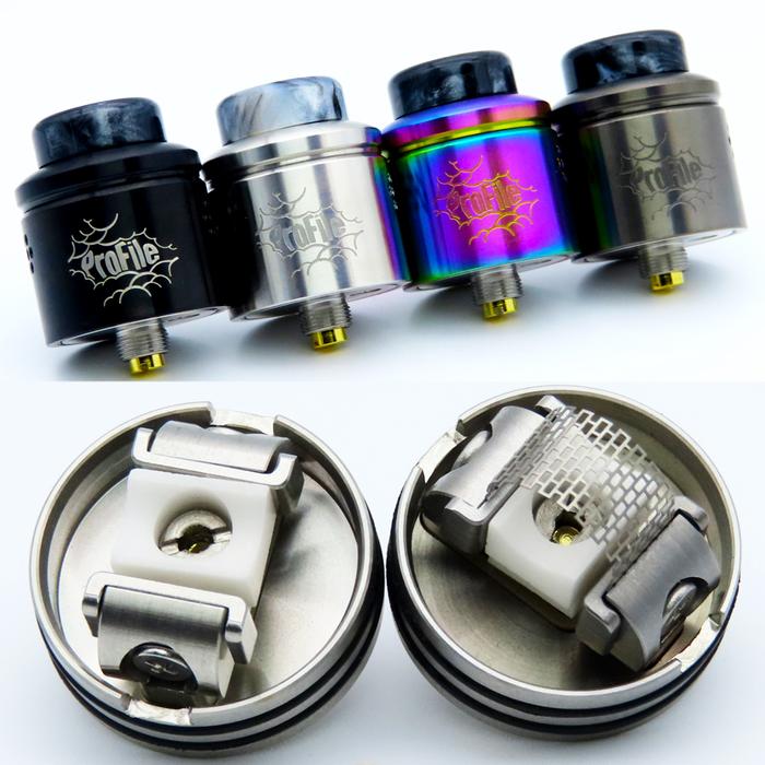 ZHISHUO Profile RDA Atomizer Mesh Single Coil 24mm Vape Rebuildable