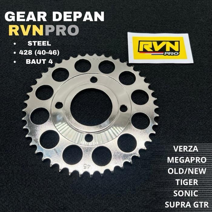 GEAR GIR BELAKANG 428 RVN RACING MODEL SSS MOTOR CB 150 MEGAPRO NEW OLD CBR OLD VERZA SONIC SUPRA GT