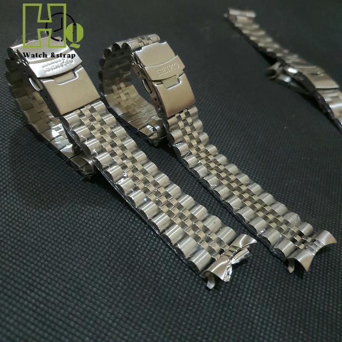 STOK TERBATAS !!!! STRAP TALI JAM TANGAN SEIKO RANTAI STAINLESS SOLID CURVE 22MM TERJANGKAU