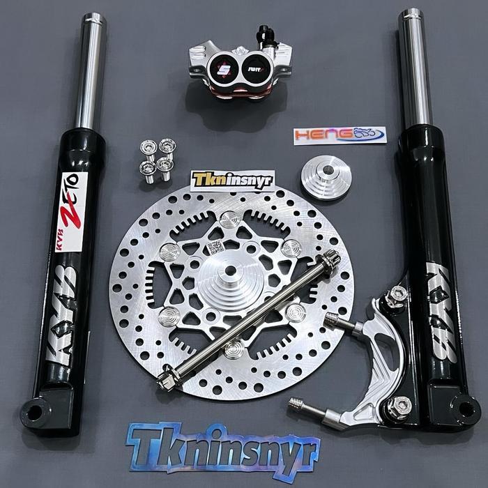 Paket Shock Depan Yamaha Mio Kayaba Kaliper Swits Disc 220mm Thailand