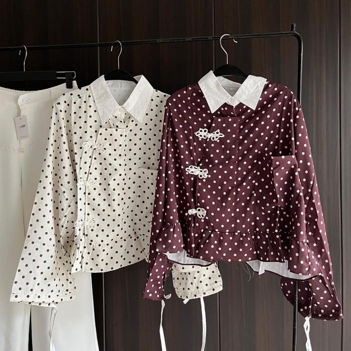 DAVENA SHIRT POLKA ADILLA.ID