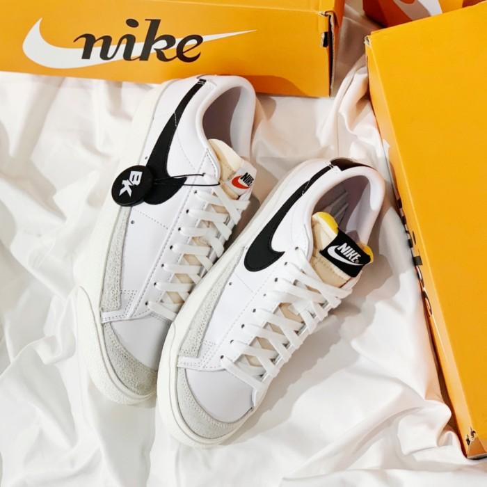 NIKE BLAZER LOW PLATFORM BLACK WHITE
