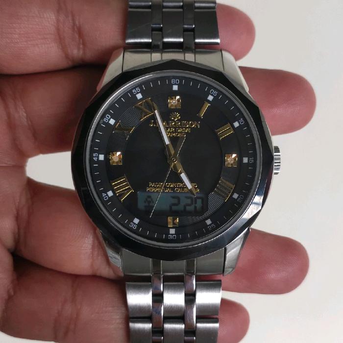 Jam tangan JDM J-Horrison Solar Radio Control Second