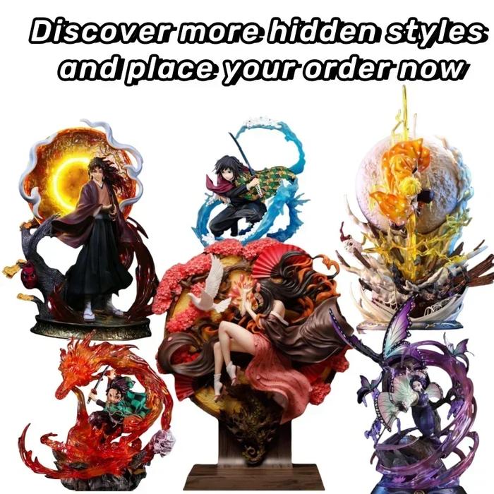 Demon Slayer Figure Anime Blind Box Mystery Box Kamado Nezuko Tanjirou Hashibira Inosuke Exquisite F