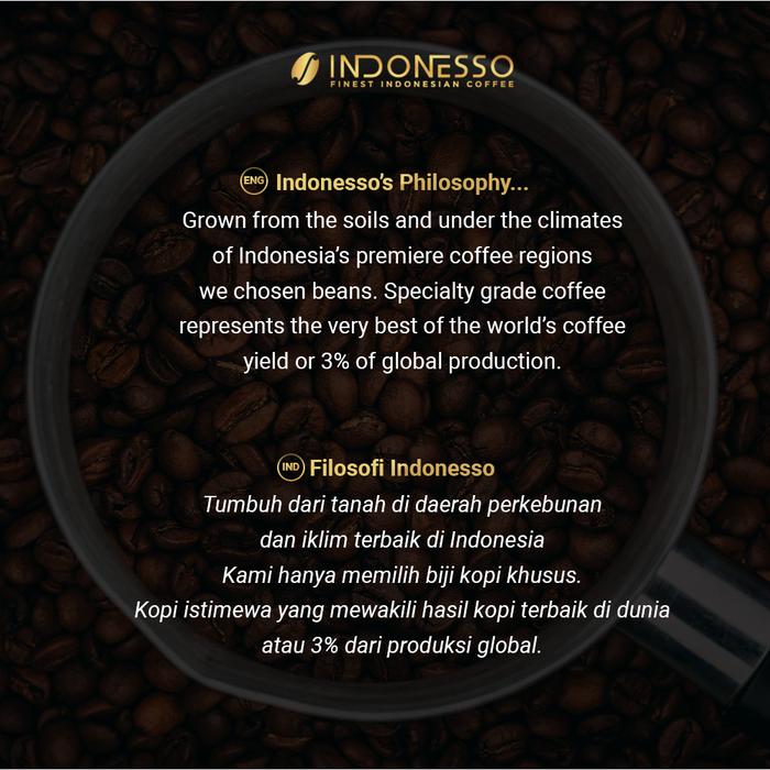 INDONESSO 5 Boxes Coffee Capsules Compatible with Nespresso Machines / Kapsul Kopi + 5 Easy Drip Sac