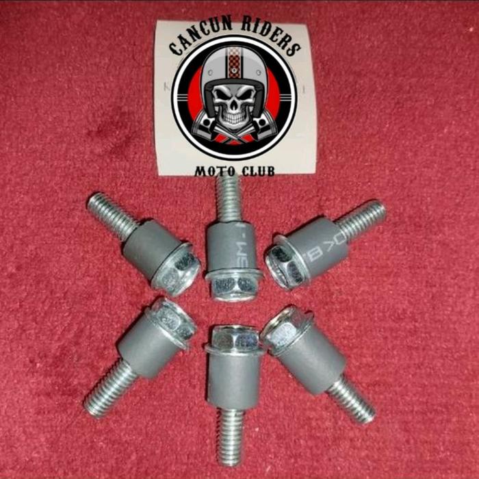 6pcs Baut Cover Cvt Aerox Nmax Xmax Lexi Motorcycle