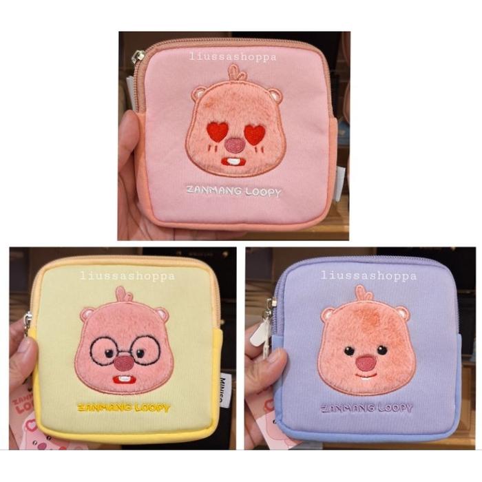 New Dompet Koin Miniso - Zanmang Loopy Collection Storage Bag