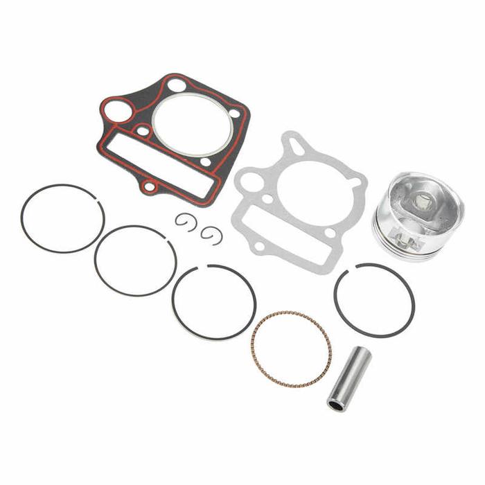 Engine Piston Kit 52.4mm Bore Rugged Universal Piston Rings Gasket