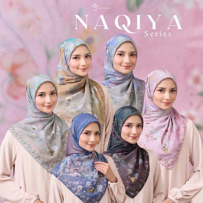 TERLARIS Youthscarf - (NAQIYA SERIES) - Hijab Printing segiempat voal Ultrafine - Jilbab Printing - 