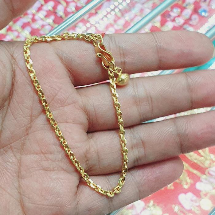 GELANG EMAS 24K ASLI MODEL RANTAI | GELANG 24 KARAT