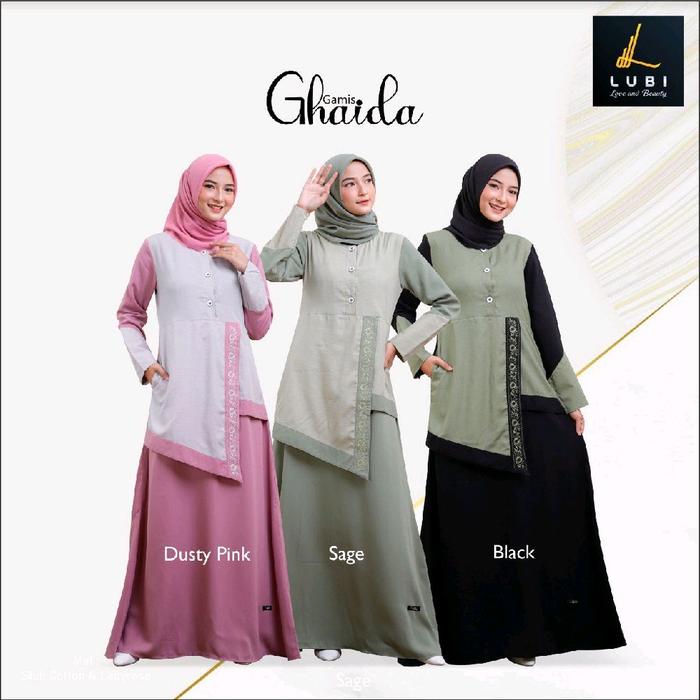 Gamis Remaja Ghaida By Lubi Cantik dan Mewah