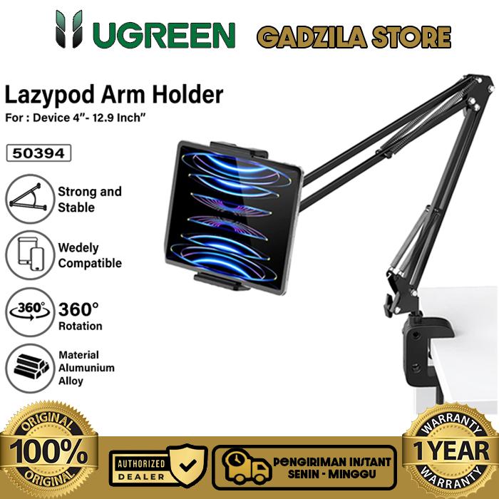 UGREEN Lazypod Phone Holder Tripod Stand Jepit Meja 360° Dudukan Untuk HP Android iPhone iPad Air Pr