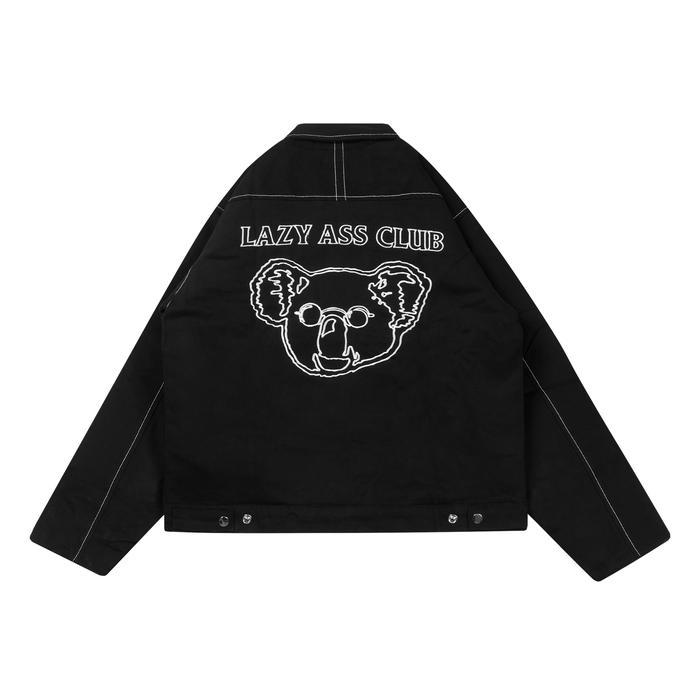 Gozeal | Trucker Jacket - Grove | Jaket Casual Bermotif | Pria Wanita Uni