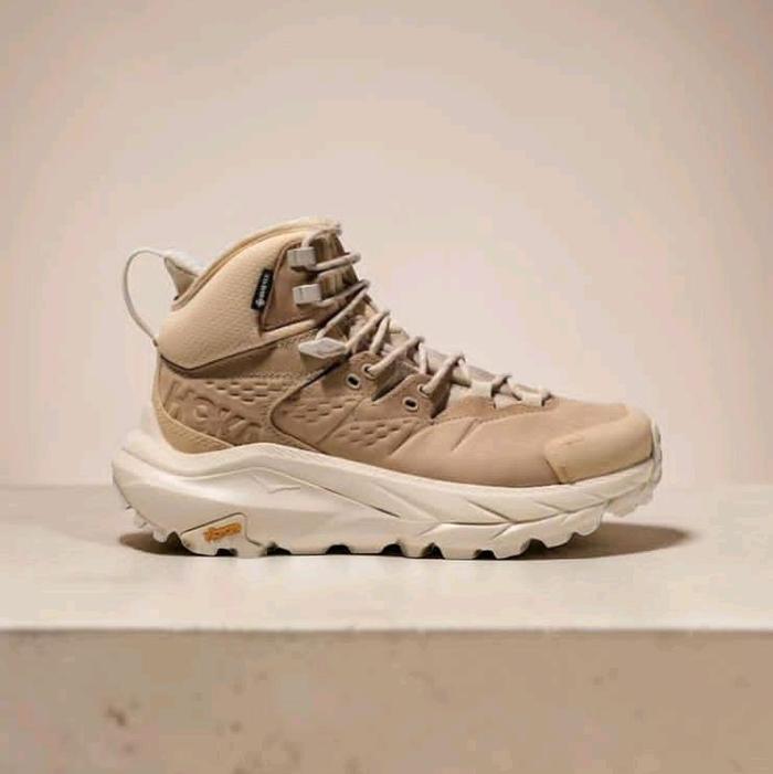 Sepatu Trail Hiking Boot HOKA ONE ONE Kaha 2 High Gore Tex 'Shifting Sand Free 1 pcs Outdoor