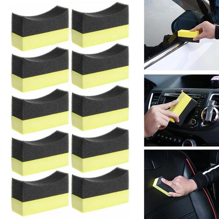 Terlaris, 10 Pcs Car Professional Tyre Tire Dressing Applicator Foam