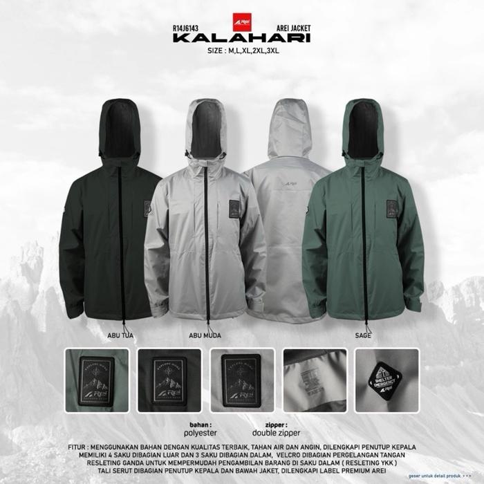 Jaket Pria Arei Kalahari Arei Outdoorgear