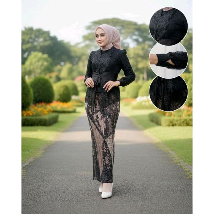 COD Kebaya Bali Modern Setelan Kebaya Wisuda Cantik 2025 Atasan Kebaya Modern Kebaya Couple Set Keba