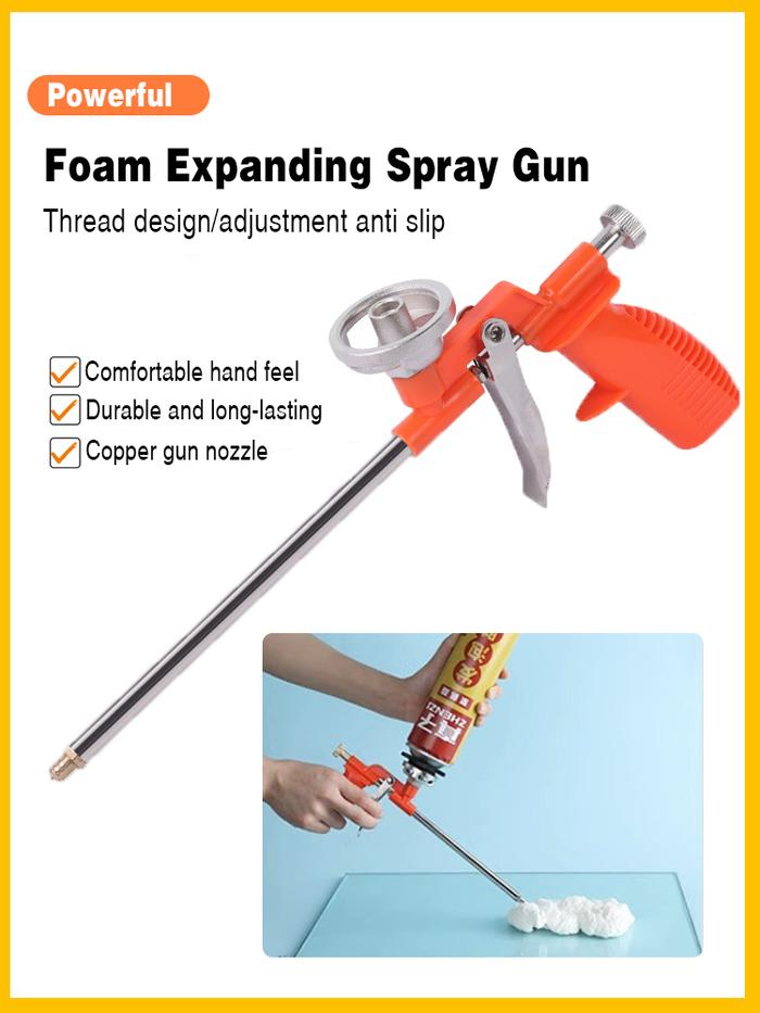 Foam Expanding Spray Gun Bubble Sealant Dispensing PU Insulating Applicator Tool Aluminum Alloy For 
