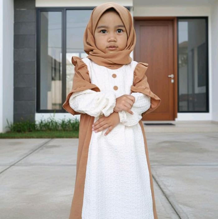 Gamis Anak Set Hijab Nariyah Premium Muslim