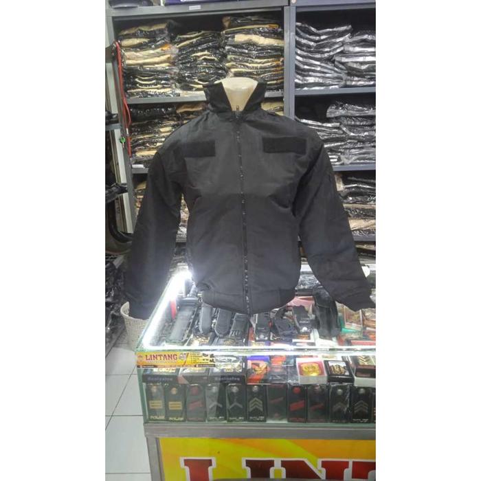 Jaket Hitam Bomber Asli JATAH POLRI/ Jaket Original POLRI