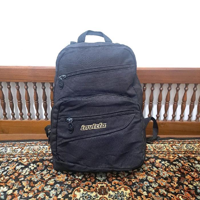 tas ransel invicta backpack warna hitam