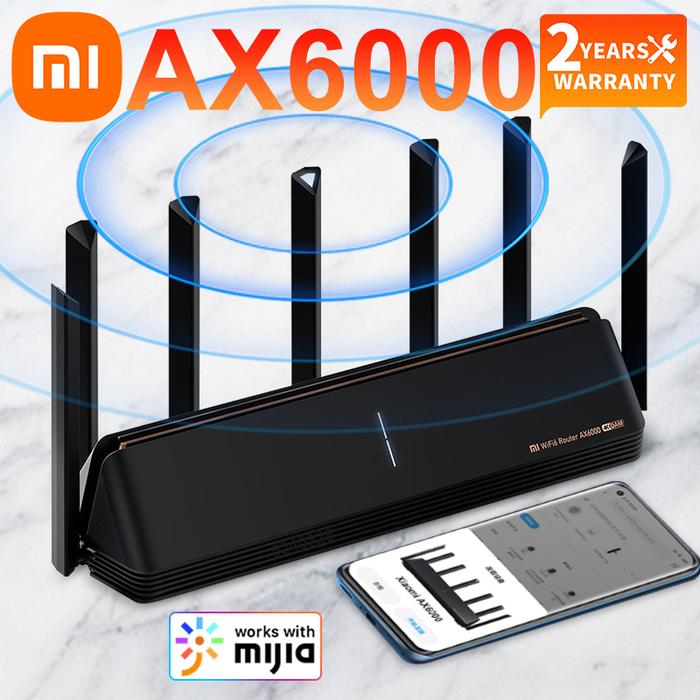 Xiaomi Router AX6000 New AIoT Router 6000Mbs WiFi6 VPN 512MB CPU Mesh