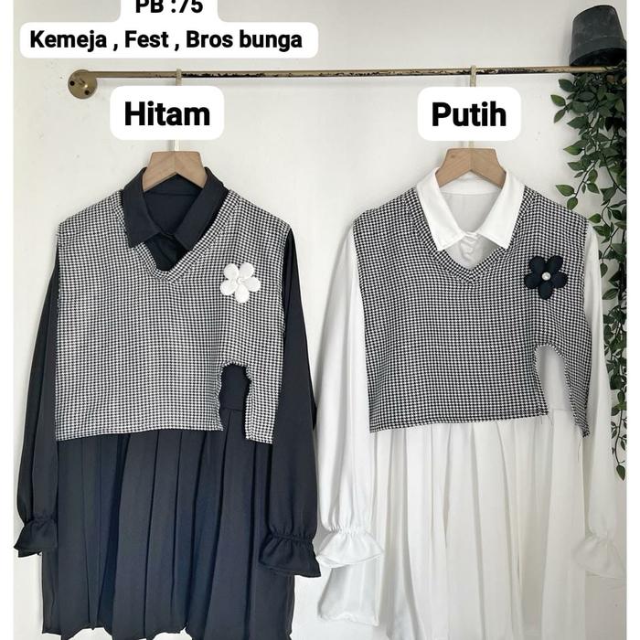 YUNA BLOUSE FASHION SHAKILA VEST