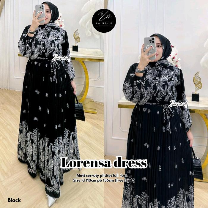 Gamis Lorensa Set Jilbab Zaina