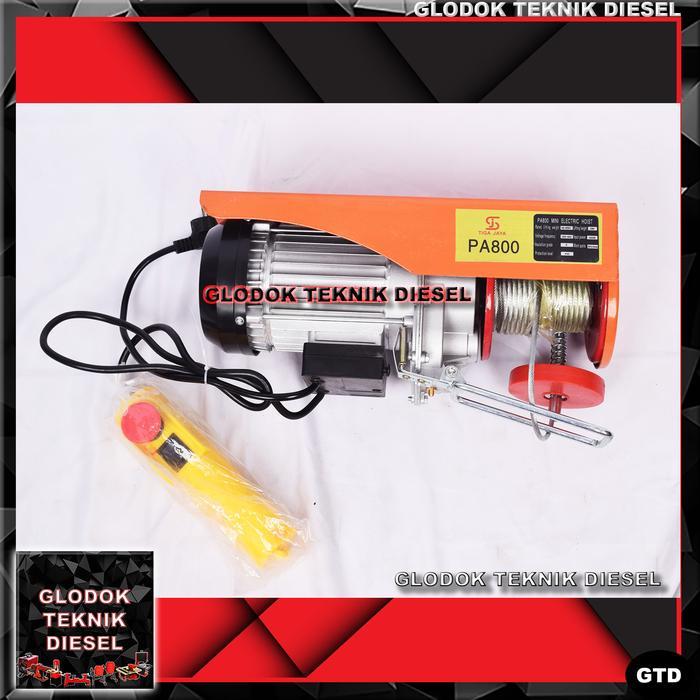 Mini Electric Hoist 800 Kg Takel Listrik Pa 800 A Rope Hoist Pa800 Berkualitas