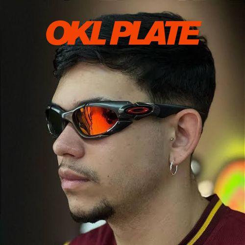 Kacamata OKLAY PLATE Super Premium  Fullset Box Kelengkapan Lensa Polar Frizm