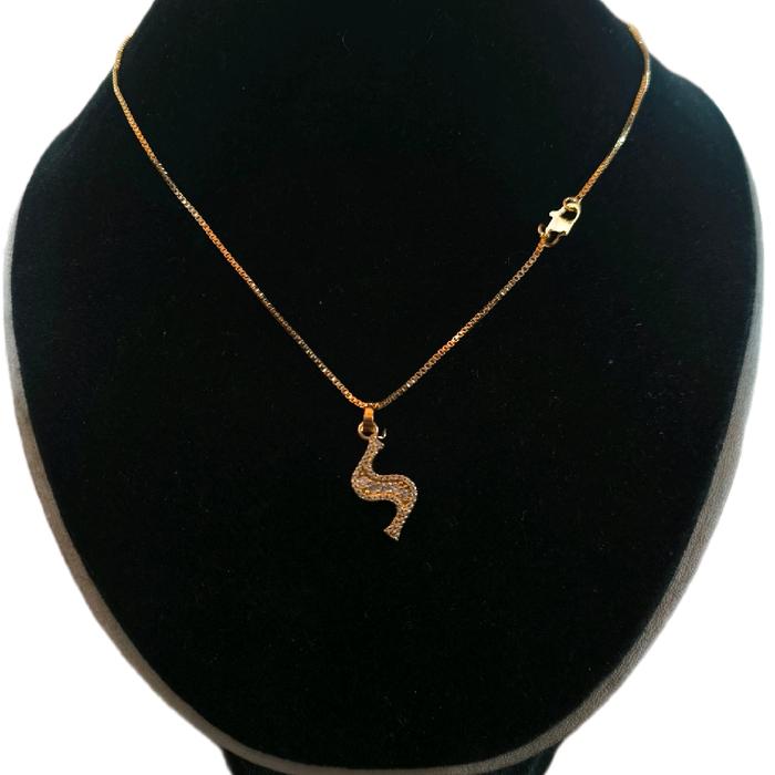 kalung 18KGP warna emas