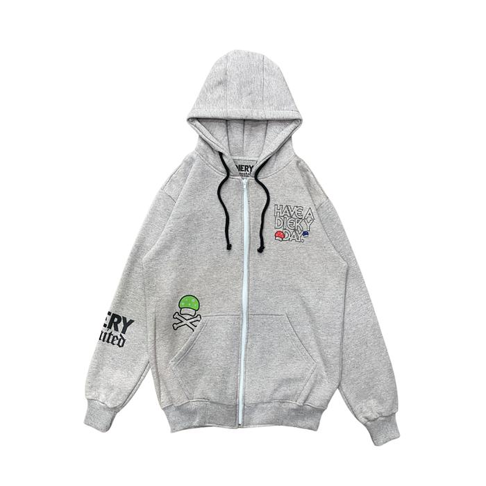 Diery Hoodie Zipper DieryDay Casual Fleece Tebal Lembut Pria