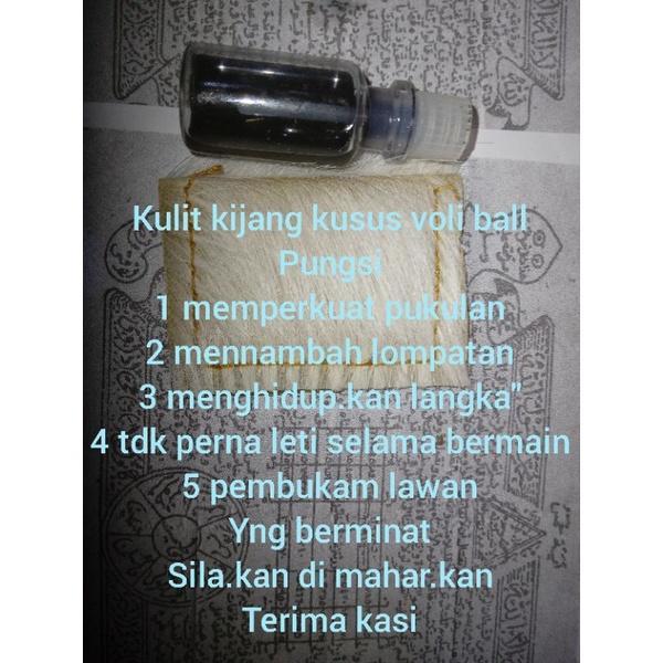 Liontin kulit kijang Puti kusus voli ball