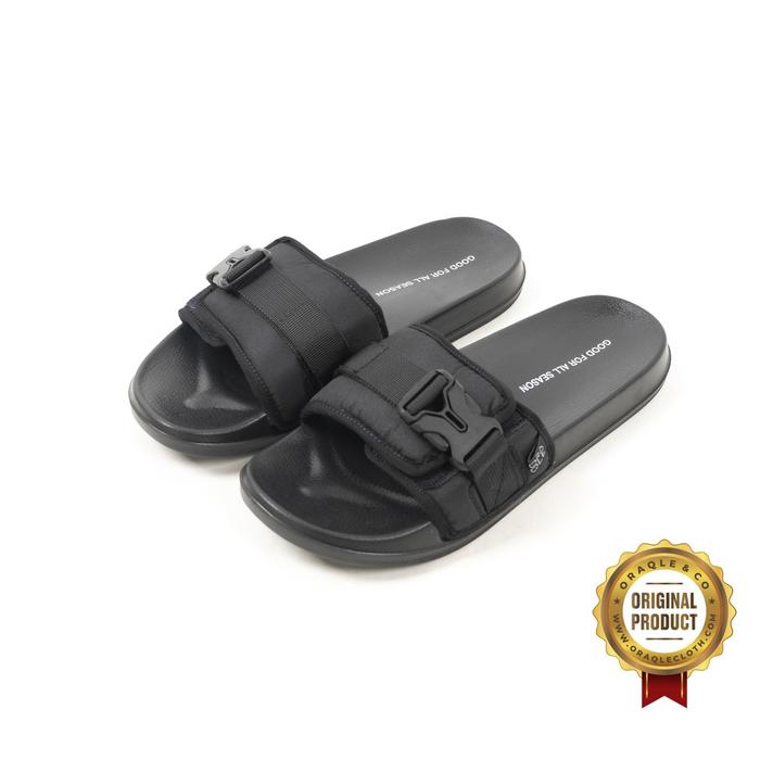 ORAQLE Slide Sandal Selop Ring Slide Black