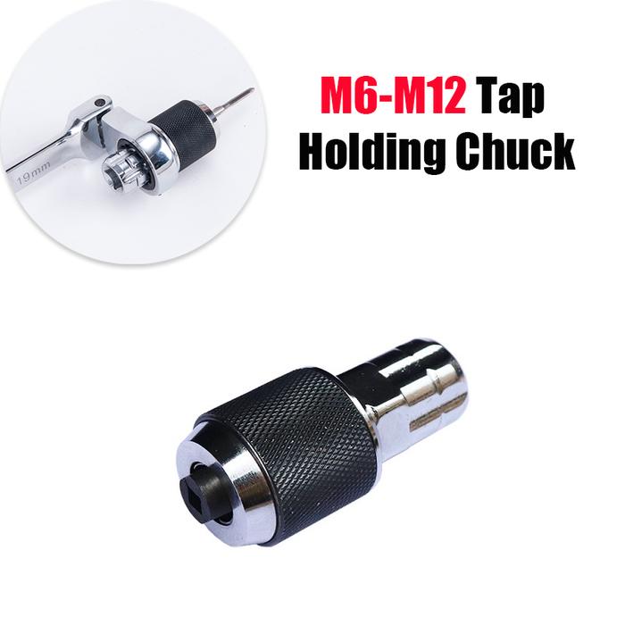Adjustable Clamping Tool M6-M12 Tap Holding Chuck 3/8 Adapter Tap
