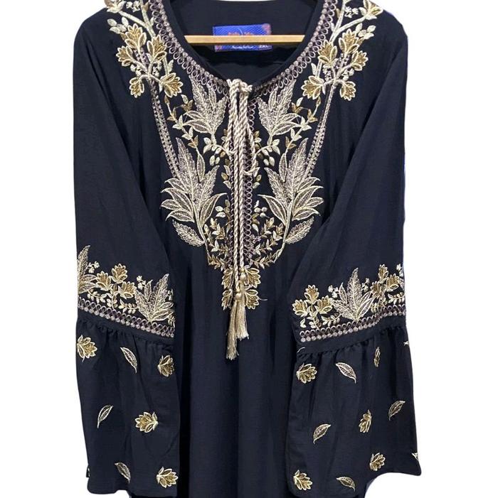jalabiya Kaftan Abaya Jalabiyah Jalabiyat Import Mesir saudi maroko dubai Katun Original dengan Hias